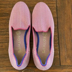 Rothy’s limited edition metallic loafers, size 7.5